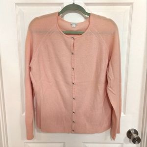 🩰 ballerina pink cashmere cardigan